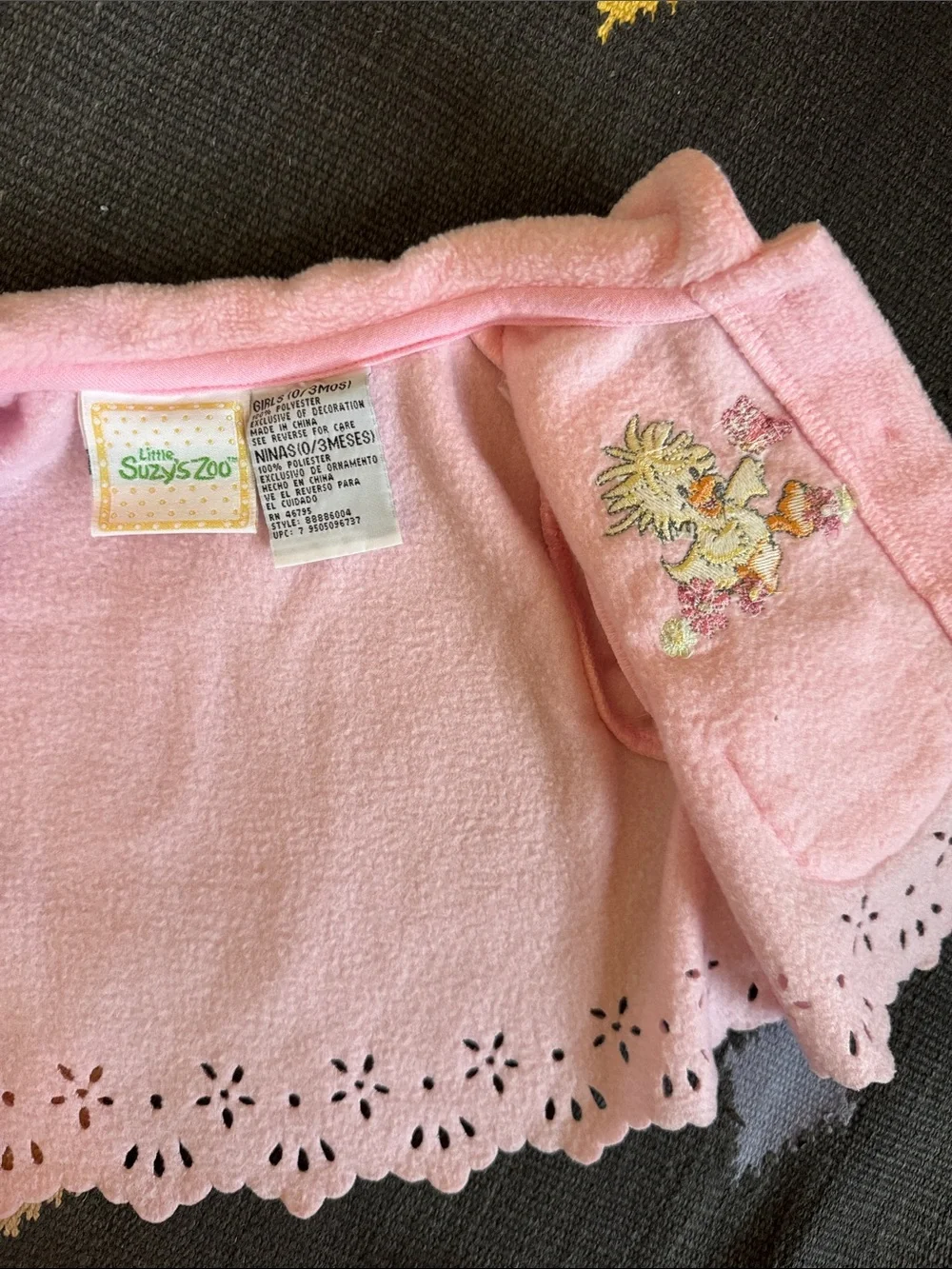 Cute Duckling Fleece Set Jacket & Pants